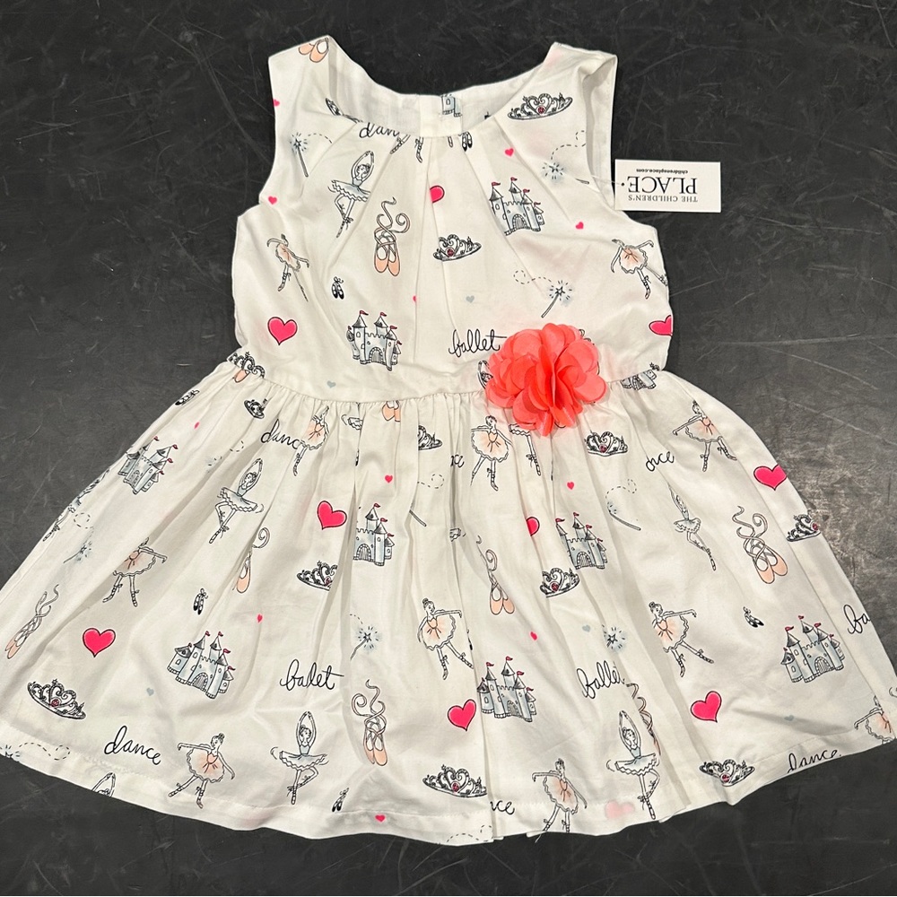 Children’s Place Girl’s dress - ballet dancer design - size 2T - new with tags.
